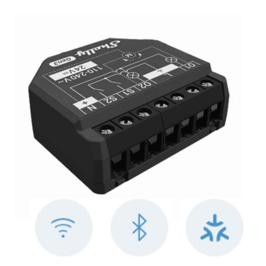 Apagador inteligente Wifi 2.4 / 2 canales  Para apagador doble / 10A por canal / Compatible con asistentes de voz