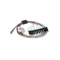 Kit de 12 Pigtails con Conector LC, Multimodo 50/125 OM3, 900um, de 1 Metro (3.28 Pies)