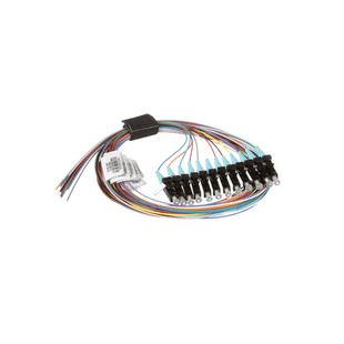 Kit de 12 Pigtails con Conector LC, Multimodo 50/125 OM3, 900um, de 1 Metro (3.28 Pies)