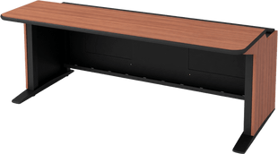 Consola de Control Axis | 72 Pulgadas | Estructura Modular Acero | Superficie Laminada Safeguard Edge | Gestión Integrada de Cables | Montaje Rack 19" (Opcional) | Versa-Trak Monitores