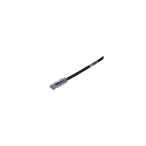 Cable de Parcheo TX6, UTP Cat6, 24 AWG, CM, Color Negro, 15.24 Metros (50 Pies)