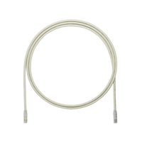 Cable de Parcheo UTP, Cat6A, 24 AWG, CM, Color Gris, 3 ft