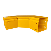 CHFIBER CURVA HORIZONTAL A 90° DE ALUMINIO PERALTE 4" ANCHO 4" RADIO 8" CON RECUBRIMIENTO EN PINTURA EPÓXICA, INCLUYE TAPA , UN PAR DE COPLES Y TORNILLERÍA.