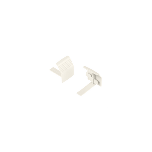 Unión recta de base, para uso con canaleta T70, Material PVC Rígido, Color Blanco