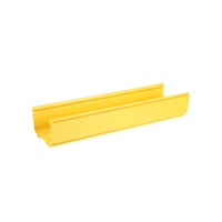 Canaleta FiberRunner™ 6X4, de PVC Rígido, Color Amarillo, 3 m de Largo