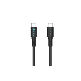 Cable de Carga USB-C a C / 1 Metro (3.28 Pies) / Tecnolog�a GaN (Nitruro de Galio) / Fast-Charging / Potencia 240W / Velocidad Transferencia 480 Mbps / Material / Conector Aluminio Anodizado