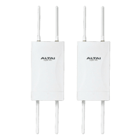 Kit de 2 Unidades del Punto de Acceso WiFi 6, PTMP Omnidireccional, Cobertura Hasta 300 m, Doble Banda Simultanea en 2.4 y 5 GHz, Hasta 2.976 Gbps, Hasta 256 Usuarios Concurrentes, Administración en Nube Gratis con INSIGHTS