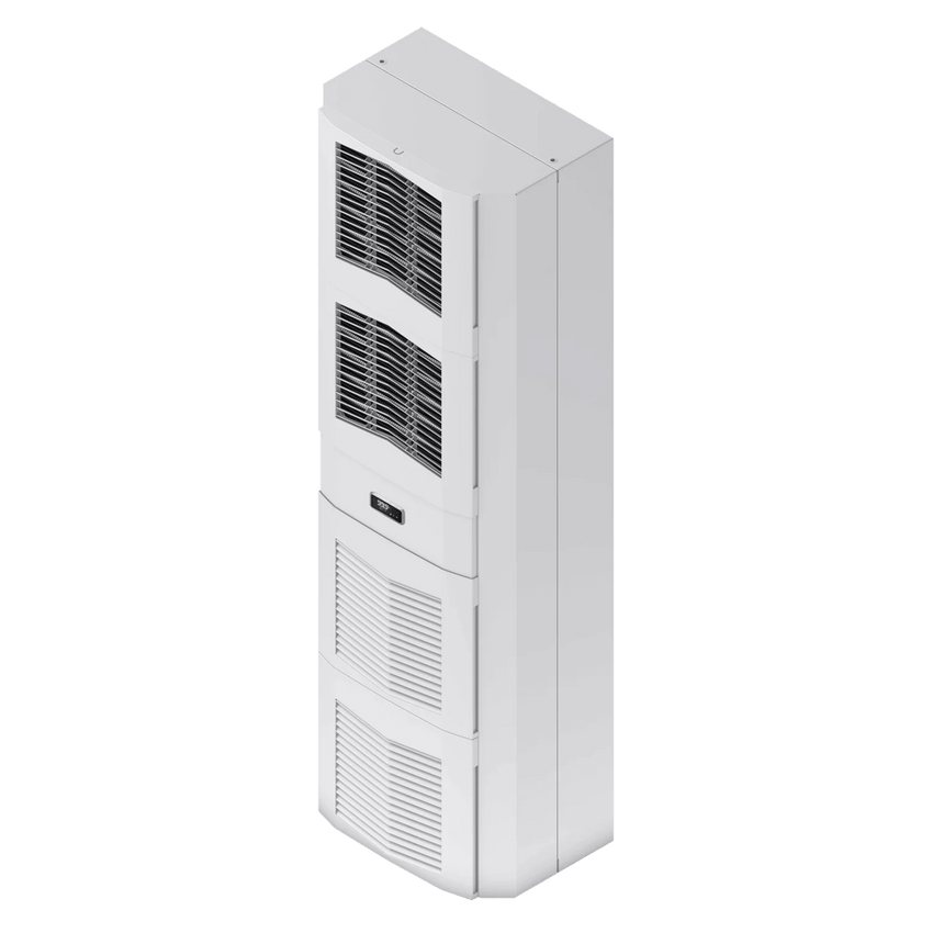 Aire Acondicionado SpectraCool Slim Fit S16 Interior, Uso en Gabinetes de Telecomunicaciones, 13500 BTU, 460 Vca, de Acero, Color Gris Claro
