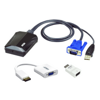Kit de TI del adaptador para carrito de emergencia de consola KVM USB para ordenador portátil