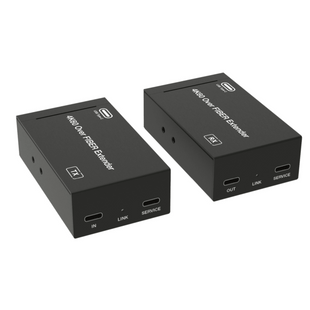 Extensor USB-C 4K60 sobre fibra única hasta 10 km