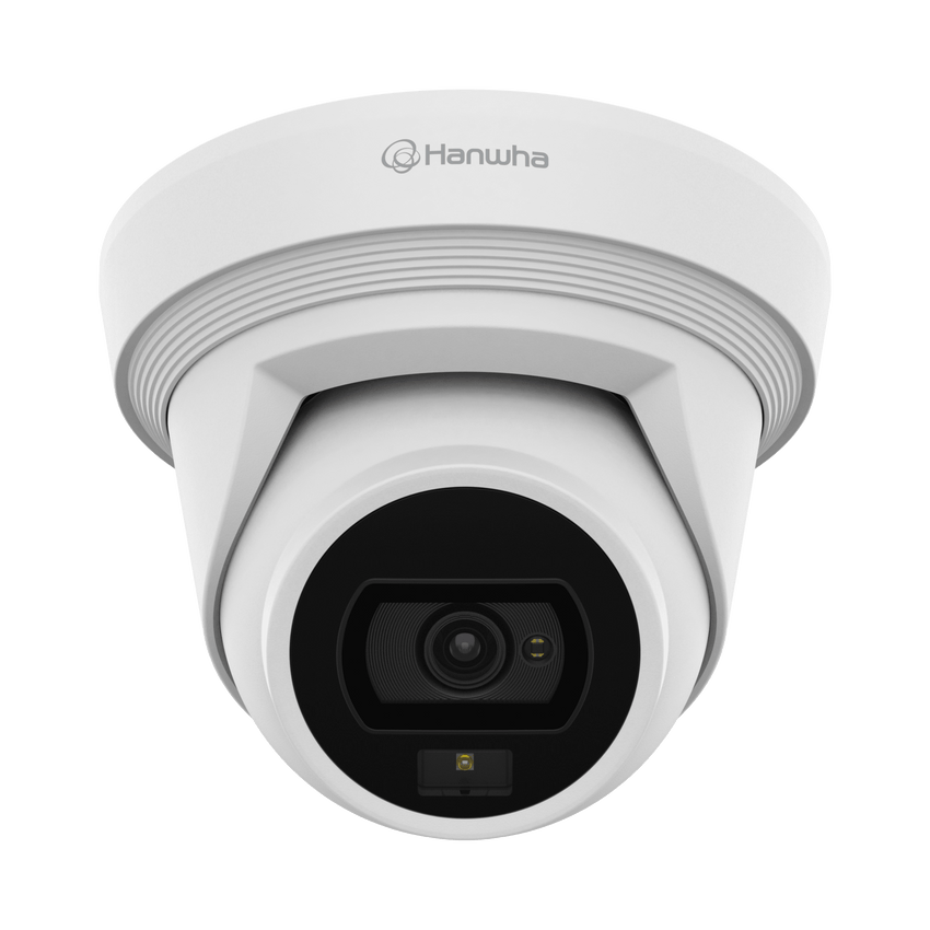 Cámara IP Tipo Flateye Antivandálica 8 Megapíxel / Lente fijo 3mm / Dual Light 30M / WDR 120db / IP67 / H.265 & WiseStream / Inteligencia Artificial Deteccion de Personas y vehiculos