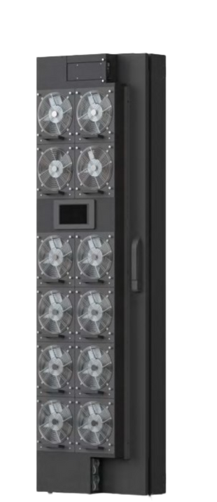 Enfriador de Puerta Trasera para Rack 42U / 800W Agua Refrigerada / 12 Ventiladores DC Hot-Swap / Ethernet SNMP Modbus / Hoffman RackChiller RDHX PRO
