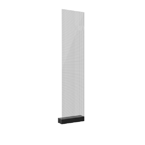 Panel LED Transparente / Pixel Pitch 3.91 mm / 250 x 1,200 mm (4 piezas / 1 m2) / Transparencia 82% / Brillo 1500-5000 nits / SMD1717 / Instalación Pegado-Colgado-Fijo