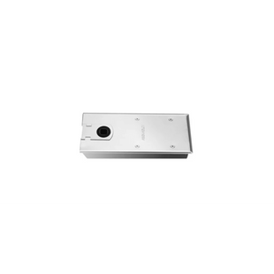Bisagra de piso, / Cierrapuertas DC450 / Para Puertas de Doble Acción hasta 120 kg / Ángulo de Apertura 130° / Ajuste de Velocidad de Cierre y Latch
