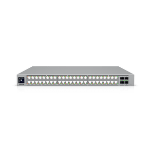 Enterprise Campus 48 PoE, Switch Empresarial Etherlighting™ PoE+++ Capa 3 de 48 Puertos (32 x 10 GbE y 16 x 2.5 GbE) y 4 Puertos SFP28 de 25 G de Alta Disponibilidad