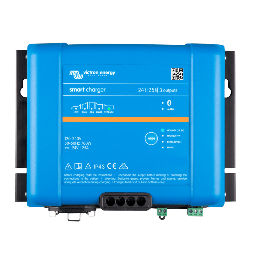 Phoenix Smart IP43 24/25 / Cargador de Baterías 24V, 25A / Para Ambientes Marinos y Terrestres. /  Para baterías de Plomo y Litio