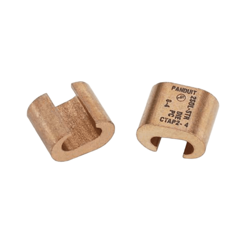 Conector de compresión tipo C StructuredGround CTAP2/0-2/0-X, 2/0 AWG, 1pz