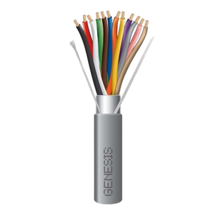 Carrete de 305 Metros (1000 Pies) / Cable 12 x 18 AWG / Color Gris / Blindado / Riser / Aplicaciones de Audio Control de Acceso y Automatización