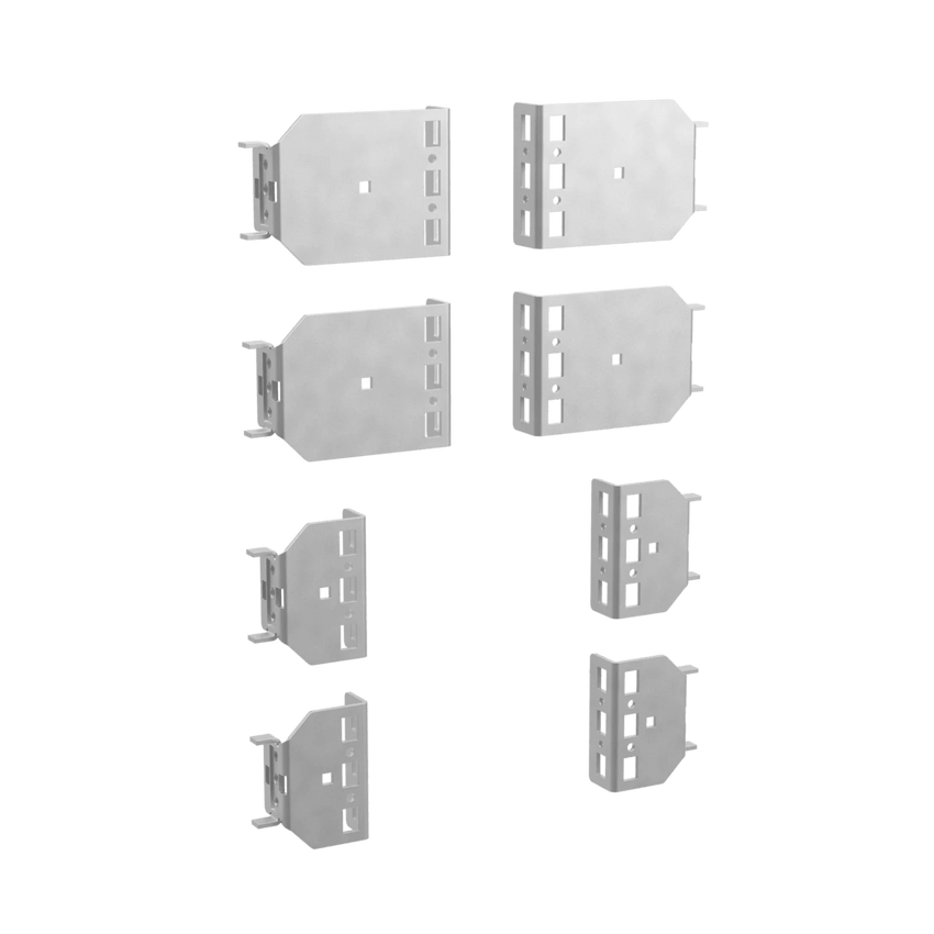 Soportes reductores de marco para marcos o canal de montaje de 100 mm acero color negro