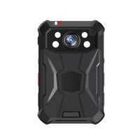 Body Camera Portátil / Grabación a 2K / Pantalla 2.4" LCD / IP68 / H.265 / 64 GB de Almacenamiento / GPS / WIFI / 3G y 4G / Fotos de Hasta 40 Megapixel / Micrófono Integrado