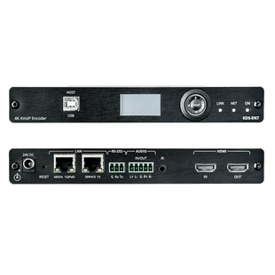 Codificador AVoIP | Entrada HDMI | 4K60 | Red 1G | Soporta KVM | IR RS232 CEC | HDR10 | PoE | Escalable 999 Canales | Baja Latencia