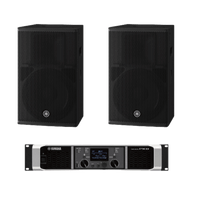 Kit Refuerzo Sonoro | Incluye 2 Bocinas CHR12 y 1 Amplificador PX8 | Ideal para Aplicaciones de Música en Primer Plano