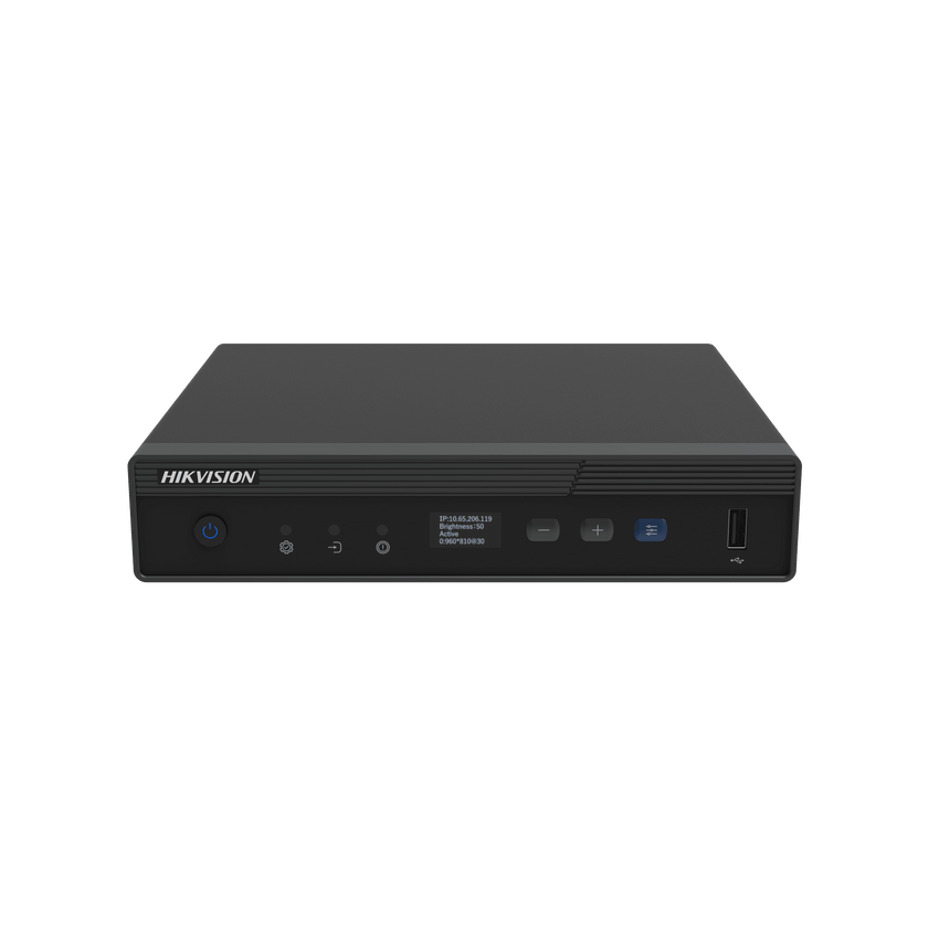 Controlador LED para Videowall / Configuración WEB / Android Interconstruido / 6 Puertos de Video RJ45 / Compatible con Paneles LED Hikvision