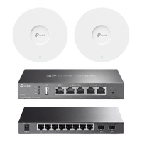 Kit de Iniciación en redes OMADA / 1 Router / 1 Switch TL-SG2210P / 2 Punto de Acceso EAP613