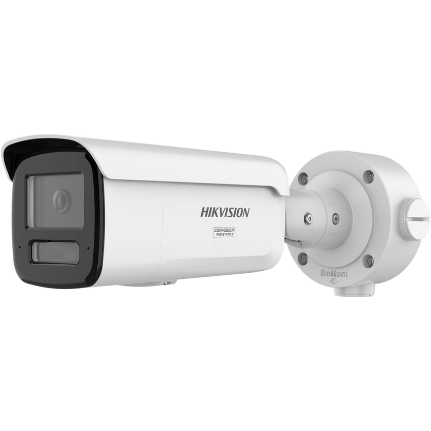 Bala IP 4 Megapixel / Lente 4 mm / Dual Light (60 mts IR + 60 mts Luz Blanca ) / Darkfighter S / Exterior IP67  / WDR 130 dB / 4 Analíticos: AcuSense, Deteccion Facial, Conteo de Personas por Cruce y Zona