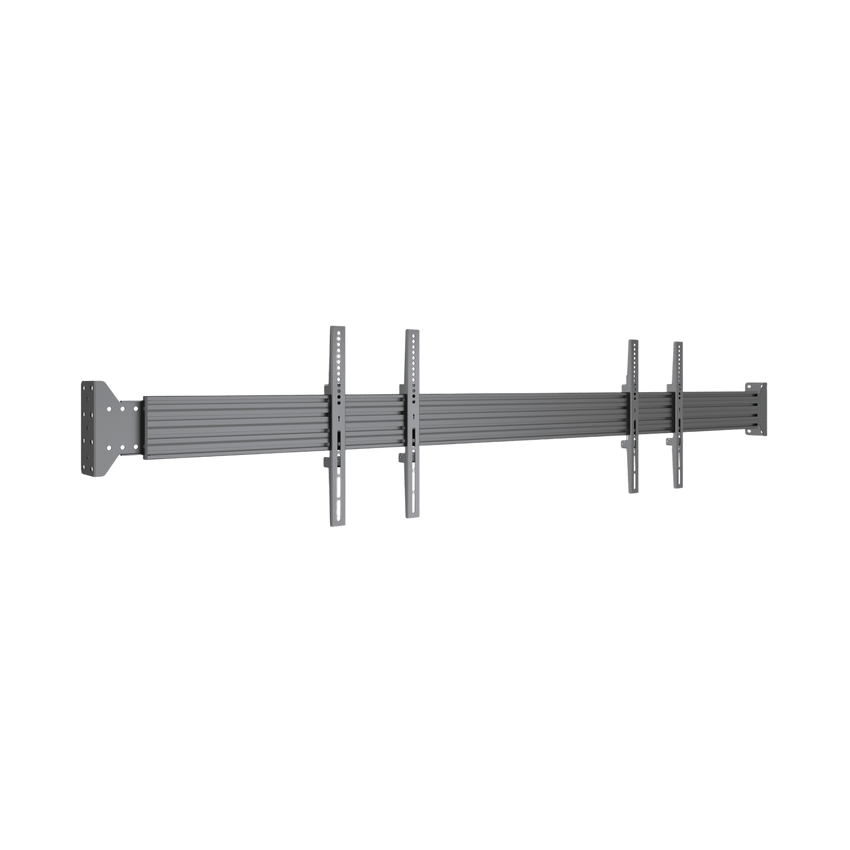 Sistema de Montaje en Pared / Rieles 2000 mm (78.7 in) / Estructura Modular / Soporte Ajustable / Incluye Herramientas y Tornillería Completa
