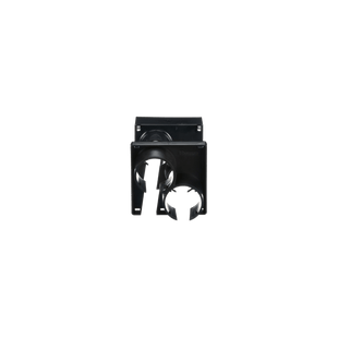 Tapa con 2 Salida a Tubo Corrugado de 1.5in (38mm), Para uso con Canaletas 4X4 FiberRunner™, Color Negro