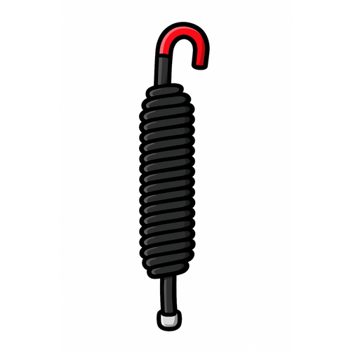 Resorte ROJO para Barreras Vehiculares Hikvision DS-TMG520 / Refacción