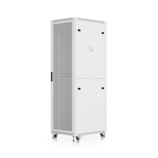 UACC Rack Cabinet 42U (600 × 800 mm) – Gabinete de Piso Totalmente Ensamblado con Ventiladores Integrados, Paneles Removibles, Ruedas con Seguro y Puerta Frontal Perforada para Óptimo Flujo de Aire