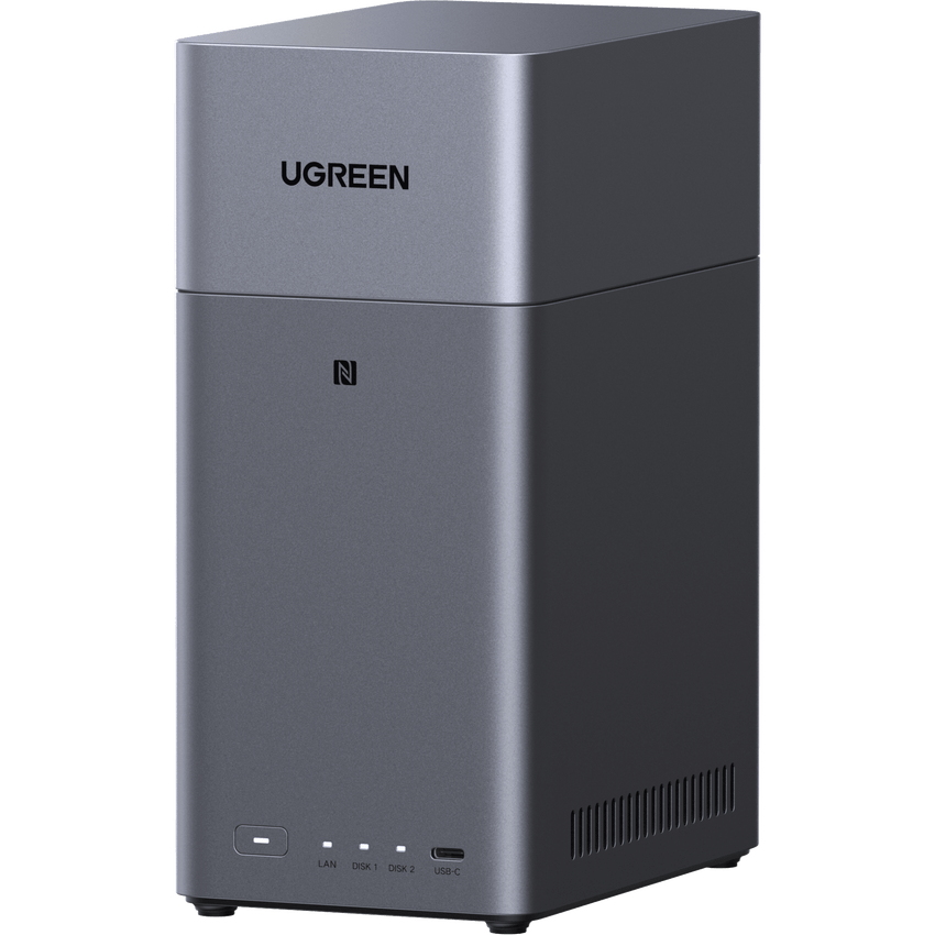 NASync DXP2800 | SO UGOS Pro |  Intel N100 12th Gen Intel® 4 Core™ | 2 Bahías SATA hasta 48TB | 2-Bahias (M.2 NVMe) hasta 16TB | 8GB DDR5 (Exp. a 16GB) | Ethernet 2.5G  | HDMI 4K | 2* USB2.0 | 1*USB 3.2Gen | 1* USB 3.2Gen2 | 1*USB-C 3.2Ge