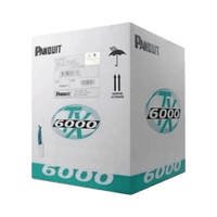 Bobina de Cable UTP 305 Metros (1000 Pies) de Cobre, TX6000™ PanNet, Reelex, Rojo, Categoría 6 Mejorado (23 AWG), PVC (CMR, Riser), de 4 Pares