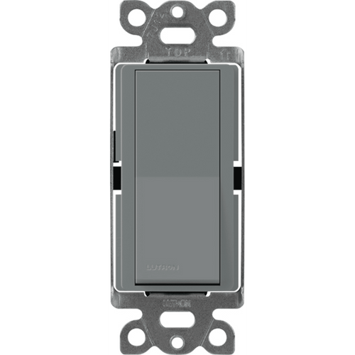 Interruptor Claro, 3 Hilos, 15A, Color Gris