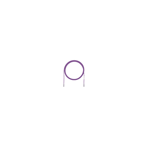 Cable de Parcheo TX6, UTP Cat6, Diámetro Reducido (28AWG), Color Violeta, 7.62 Metros (25 Pies)