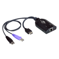 Adaptador KVM USB HDMI | Virtual Media | Smart Card/CAC | Resolución 1920x1200 | Compensación Automática de Señal ASC | RJ-45