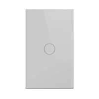 (ZigBee) Apagador switch inalámbrico ZigBee Cable Neutro Opcional, control de 1 regreso de carga, 110V