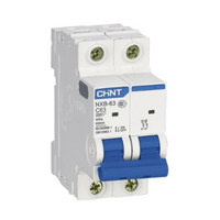 Pastilla para Riel Din, 2 Polos, 40 Amp, Vca:110/415v, 10kA, Catálogo: NXB632PC40.