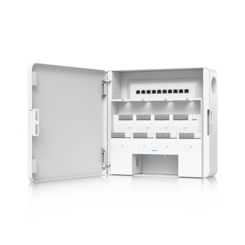 Enterprise Access Hub/Concentrador de Acceso Empresarial con Control de Entrada y Salida de hasta 8 Puertas y Soporte de Respaldo de Batería
