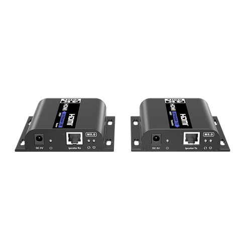 Kit Extensor HDMI | AV sobre IP | 4K@60Hz | 120 m | HDMI 2.0 | HDCP 2.2 | 18 Gbps | Conexión 1:1 , 1:N, N:1 , N:N | IR Bidireccional | Compatible con App iMMS