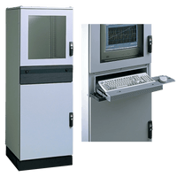 Gabinete Modular Industrial PROLINE PC Tipo 12 1800 x 600 x 600 mm (70.9 x 23.6 x 23.6 in) en Acero Gris RAL 7035 / IP55 / UL 508A / cUL / NEMA 12 / VDE