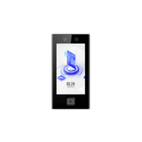 Terminal Facial Min Moe WiFi / Lector de QRs Físico de Alta Velocidad / 6,000 Rostros / Pantalla 7" / Administrable en la Nube con Hik-Connect 6 / Exterior IP65 / LED Rojo/Verde Indicador de Acceso / SIP Estandar / HIK-IA