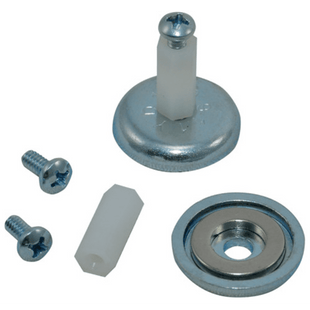Accesorio, Kit de Montaje Magnético, Fuerza Máxima 26 lb, Diámetro Copa 23.8 mm, Incluye Hardware, Sin Necesidad de Taladrar, Compatible con Enclosures Metálicos