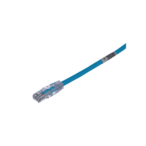 Cable de Parcheo TX6, UTP Cat6, 24 AWG, CM, Color Azul, 7.01 Metros (23 Pies)