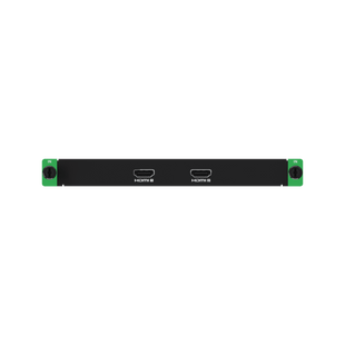 Tarjeta de Entrada HDMI 4K 2 Canales / Resolución 4K60 (4096x2160) / HDMI 2.0 / HDR10 y HLG / HDCP 2.3 / Audio Dual Channel 48 kHz / Frame Rate 24-120 Hz