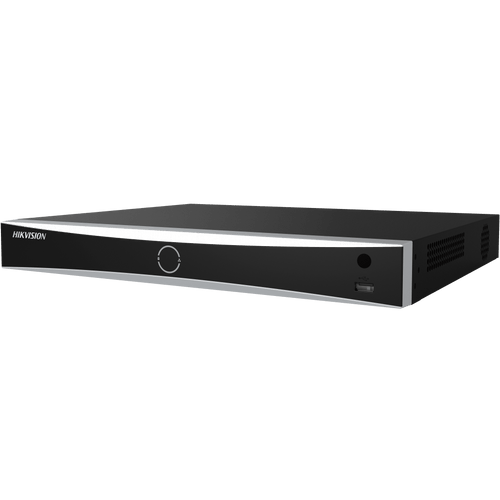 [AcuSeek] NVR 12 Megapixel (4K) / 32 canales IP / 16 Puertos PoE+ / Recocimiento Facial / AcuSense (Evita Falsas Alarmas) / 2 Bahías de Disco Duro / HDMI en 4K / Alarmas I/O / 300 Metros PoE Modo Extendido