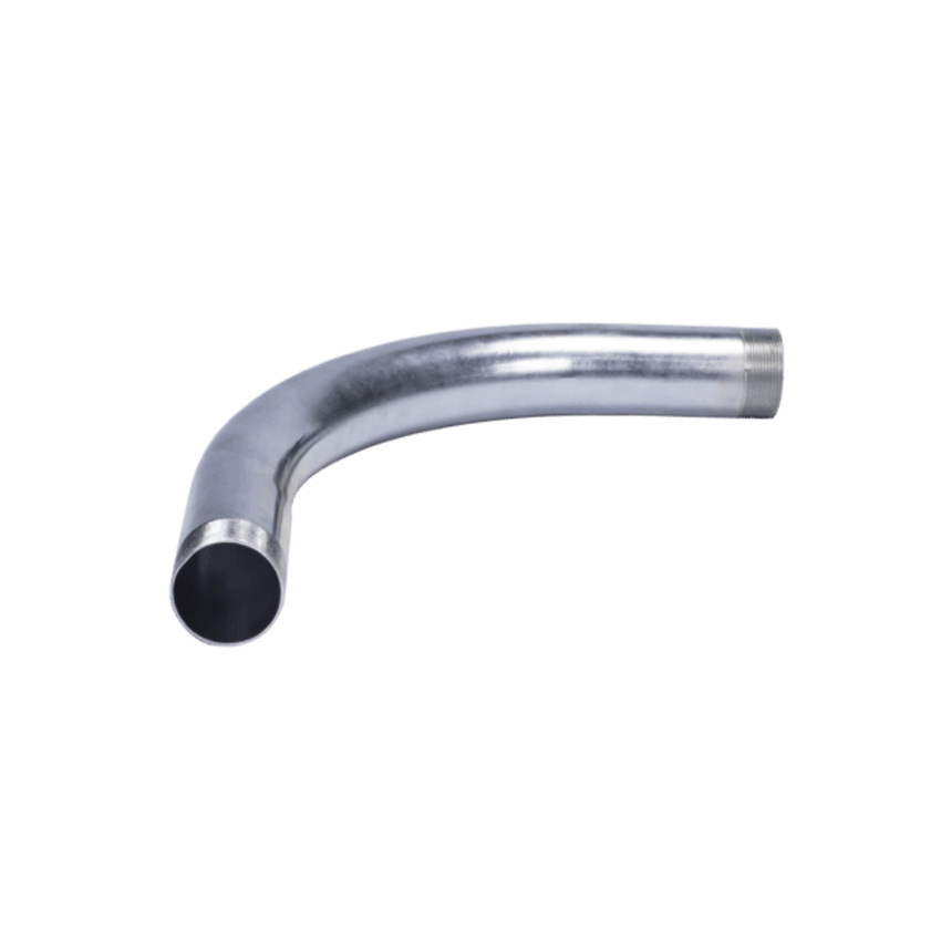 Codo de 1 1/4" ( 32 mm) para Tubo Pared Gruesa (IMC) / Galvanizado / Etiqueta Amarilla.