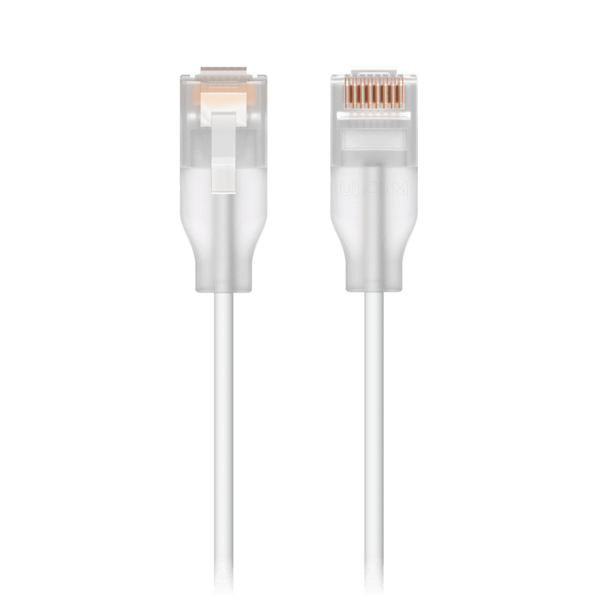 Patchcord UniFi Etherlighting? de 1 Metro (3.28 Pies), hasta 10GbE / Soporta hasta PoE+++ / Conector RJ45 Transparente para Mejores Efectos de Luz con Switches USW PRO MAX